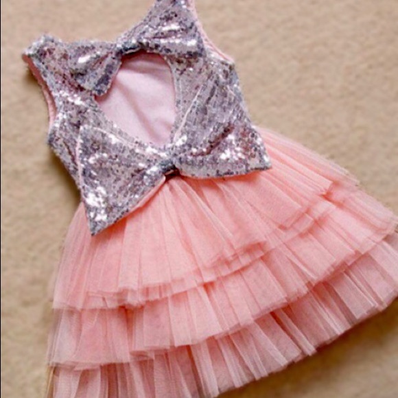 Other - 🎀New Sequin Tulle Pink Tutu Pageant Party Dress🎀